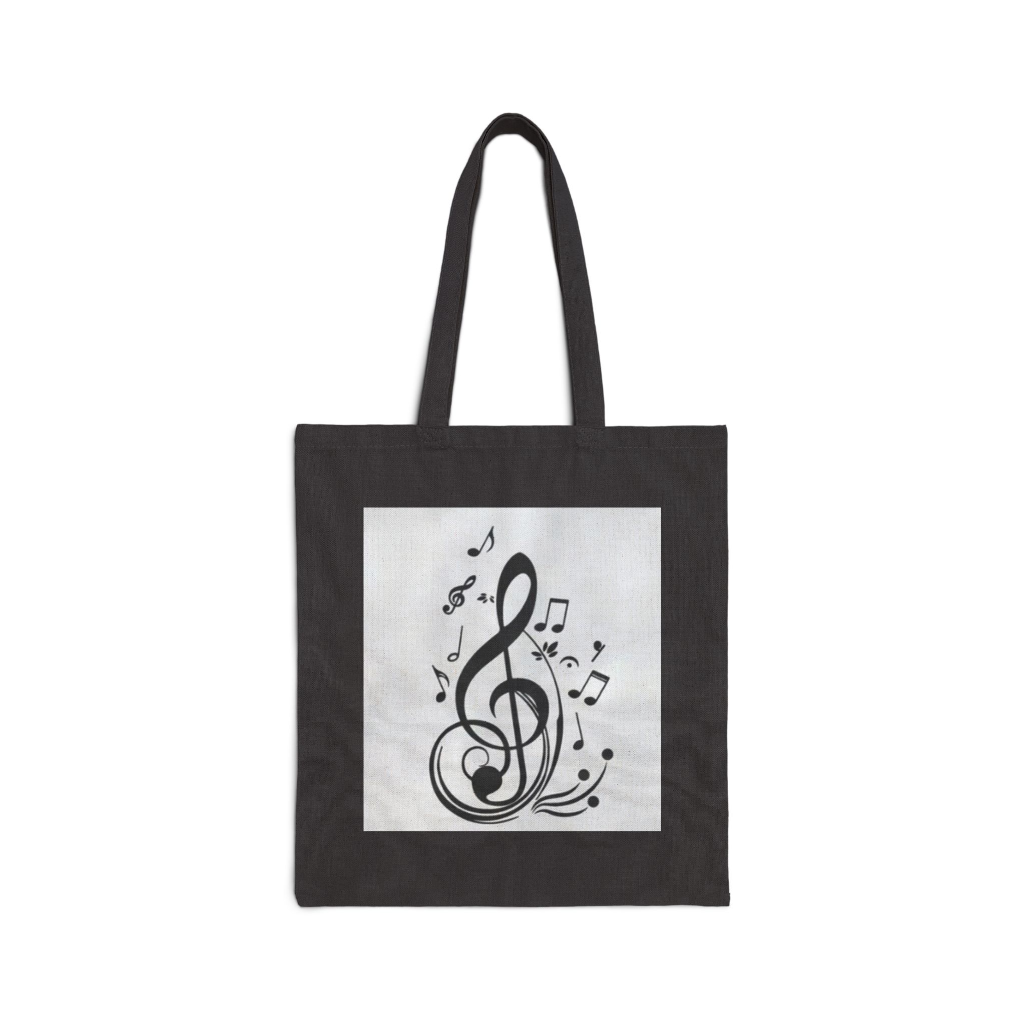 12707980213182991329_2048.jpeg Music Notes Canvas Tote Bag – Treble Clef Design - Image 5