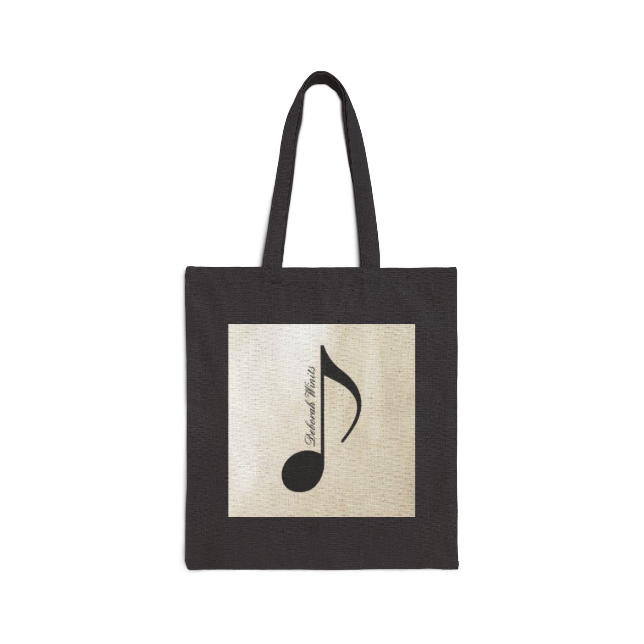 17160203838088345520_2048.jpeg Canvas Tote Bag - Vintage Sheet Music Note Print, Music Lover Eco Shopper - Image 5