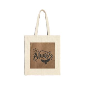 Always Owl Cotton Canvas Tote Bag – Literary Magic Book Lover Grocery Bag