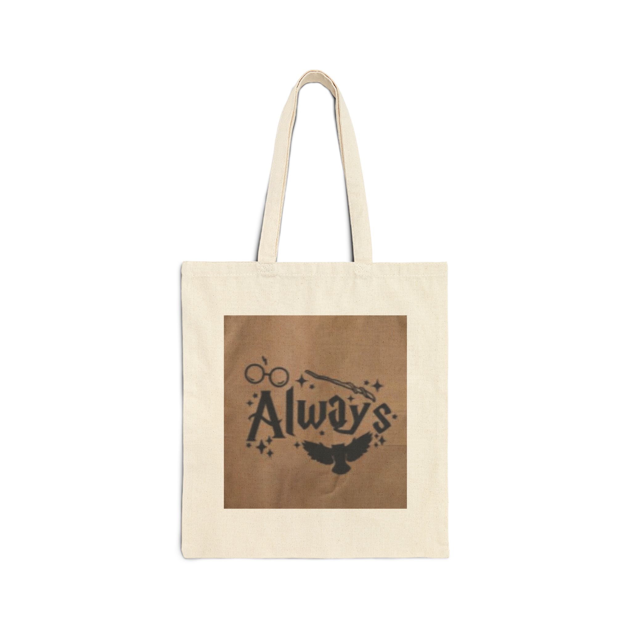 9567127500493360860_2048.jpeg Always Owl Cotton Canvas Tote Bag – Literary Magic Book Lover Grocery Bag